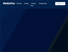 Tablet Screenshot of mediavize.com
